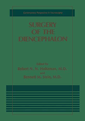 Beispielbild fr Surgery of the Diencephalon zum Verkauf von Doss-Haus Books