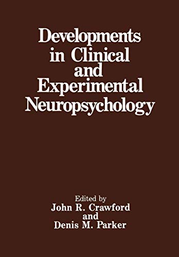 Imagen de archivo de Developments in Clinical and Experimental Neuropsychology a la venta por WorldofBooks