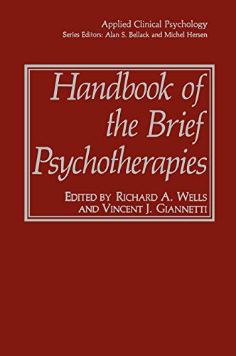 Stock image for Handbook of the Brief Psychotherapies (NATO Science Series B:) for sale by Once Upon A Time Books