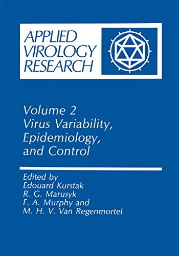 Beispielbild fr Virus Variability, Epidemiology and Control zum Verkauf von Buchpark