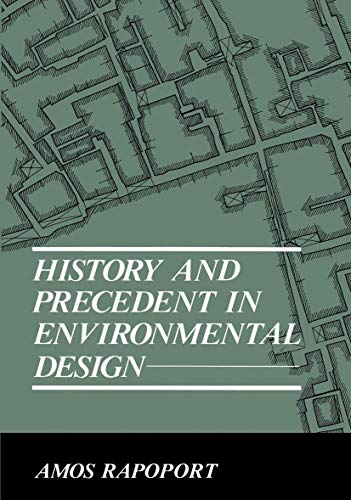 Beispielbild fr History and Precedent in Environmental Design (Research and Data Analysis) zum Verkauf von HPB-Red