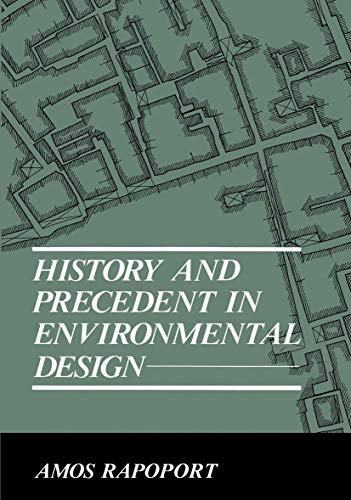 Stock image for History and Precedent in Environmental Design (Research and Data Analysis) for sale by HPB-Red