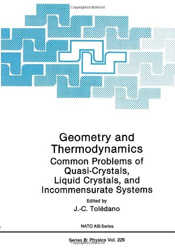 Beispielbild fr Geometry and Thermodynamics: Common Problems of Quasi-Crystals, Liquid Crystals, and Incommensurate Systems (NATO Science Series B: Physics) zum Verkauf von Midtown Scholar Bookstore