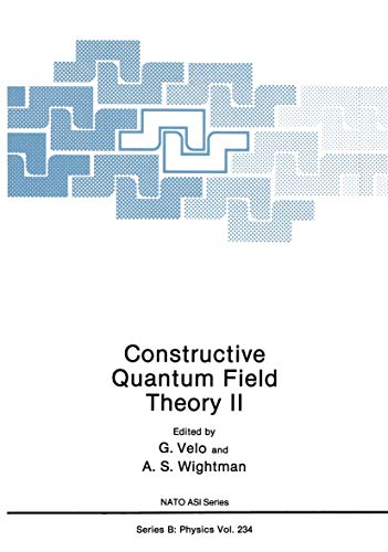 Stock image for Constructive Quantum Field Theory II (Nato Science Series B:) for sale by Zubal-Books, Since 1961