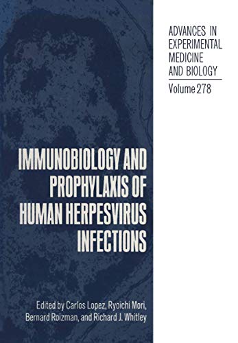 Stock image for Immunobiology and Prophylaxis of Human Herpesvirus Infections (Advances in Experimental Medicine & Biology) for sale by HPB Inc.