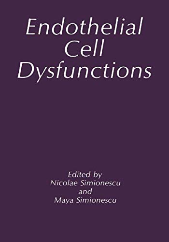 Stock image for Endothelial Cell Dysfunctions for sale by Rob the Book Man