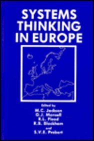 9780306440137: Systems Thinking in Europe (NATO Asi Series B: Physics; 255)