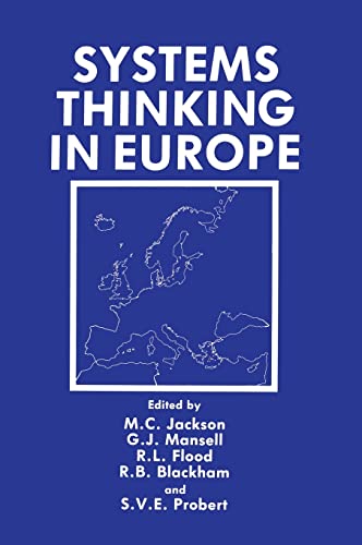 9780306440137: Systems Thinking in Europe