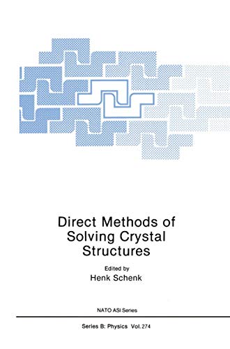 Beispielbild fr Direct Methods of Solving Crystal Structures: International Proceedings ( Nato Science Series B zum Verkauf von Green Ink Booksellers