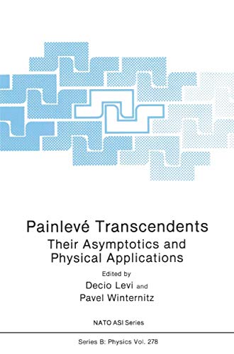 Painlevé Transcendents - Levi, Decio|Winternitz, Pavel