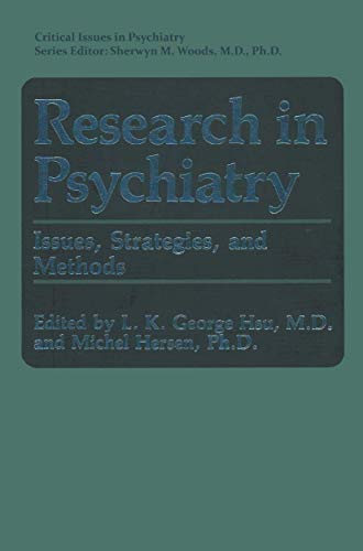 9780306441622: Research in Psychiatry: Issues, Strategies, and Methods (Critical Issues in Psychiatry)