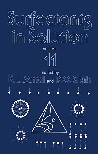 Stock image for 011: Surfactants in Solution: Volume 11 for sale by Solr Books