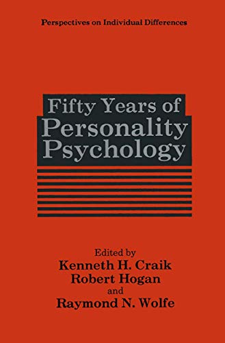 Stock image for Fifty Years of Personality Psychology for sale by Better World Books Ltd