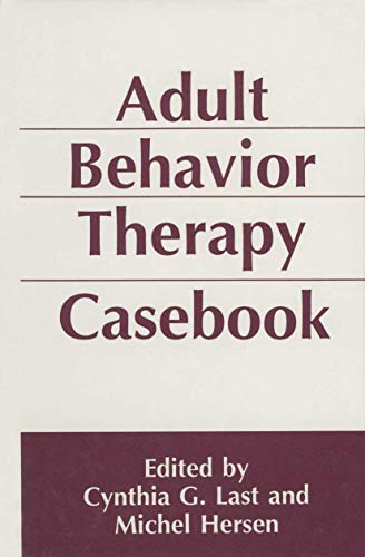 Stock image for Adult Behavior Therapy Casebook for sale by Better World Books: West