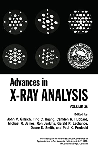 Beispielbild fr Advances in X-Ray Analysis zum Verkauf von ThriftBooks-Atlanta