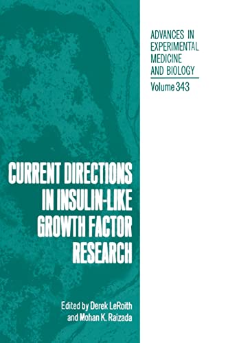 Stock image for Current Directions in Insulin-Like Growth Factor Research for sale by Ria Christie Collections