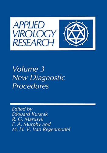 9780306446689: Applied Virology Research: New Diagnostic Procedures (Applied Virology Research, 3)