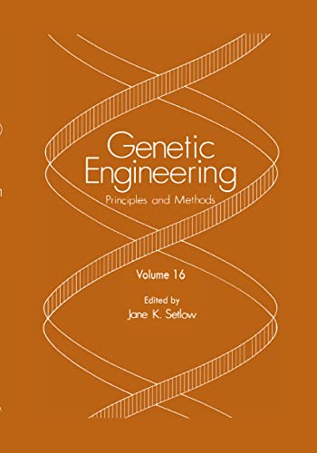 Imagen de archivo de Genetic Engineering: Principles And Methods, Vol. 16 a la venta por Basi6 International