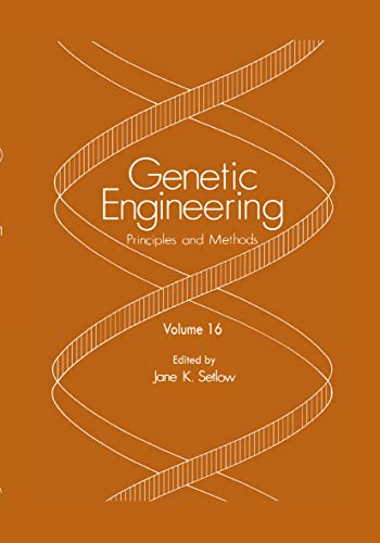 Stock image for Genetic Engineering: Principles And Methods, Vol. 16 for sale by Basi6 International