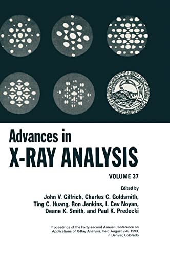 Stock image for Advances in X-Ray Analysis, Vol. 37 for sale by Books Puddle