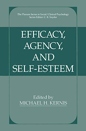 Stock image for Efficacy, Agency, and Self-Esteem for sale by Better World Books: West