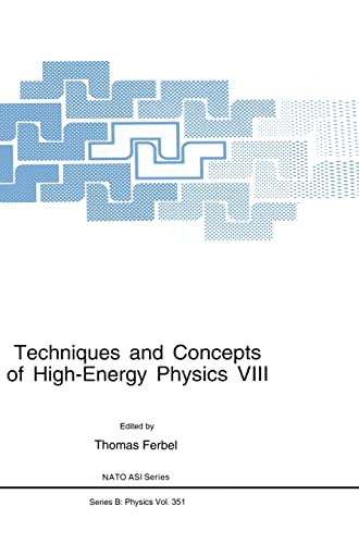 Imagen de archivo de Techniques and Concepts of High-Energy Physics VIII a la venta por Books Puddle