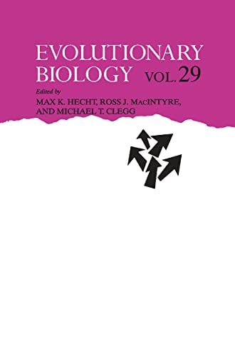 Stock image for Evolutionary Biology (Volume 29) for sale by Anybook.com