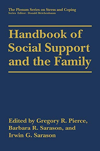 Imagen de archivo de Handbook of Social Support and the Family a la venta por Better World Books: West