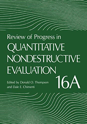 Stock image for Review of Progress in Quantitative Nondestructive Evaluation for sale by Buchpark