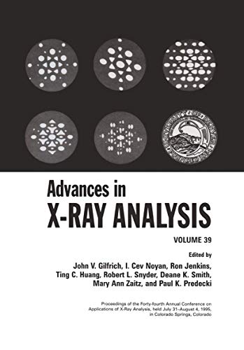 Beispielbild fr Advances in X-Ray Analysis, Vol. 39 zum Verkauf von HPB-Red