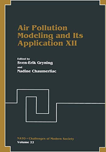 Imagen de archivo de Air Pollution Modeling and Its Application XII: 22 (Nato Challenges of Modern Society, 22) a la venta por WorldofBooks