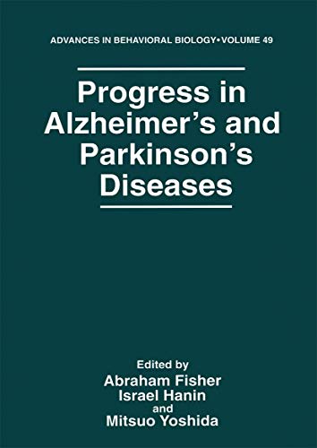 Stock image for Progress in Alzheimer S and Parkinson S Diseases for sale by Books Puddle