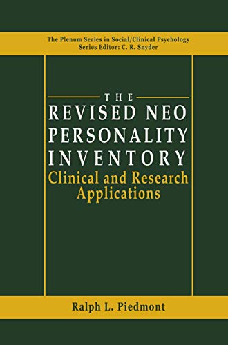 Beispielbild fr The Revised NEO Personality Inventory : Clinical and Research Applications zum Verkauf von Better World Books