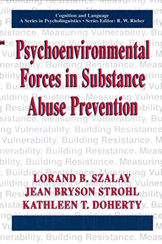 Stock image for Psychoenvironmental Forces and Substance Abuse Prevention for sale by Books Puddle