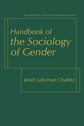 9780306459788: Handbook of the Sociology of Gender (Handbooks of Sociology and Social Research)