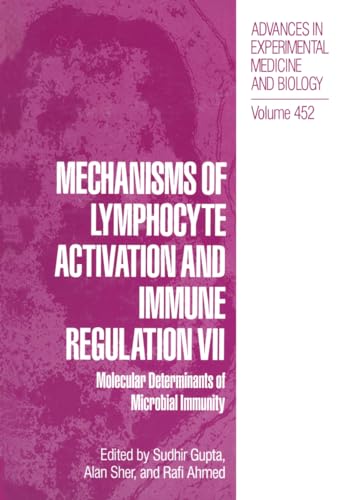 Beispielbild fr Mechanisms of Lymphocyte Activation and Immune Regulation Vii: Molecular Determinants of Microbial Immunity zum Verkauf von Ria Christie Collections