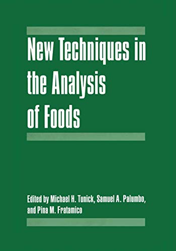 Imagen de archivo de New Techniques in the Analysis of Foods. a la venta por Research Ink