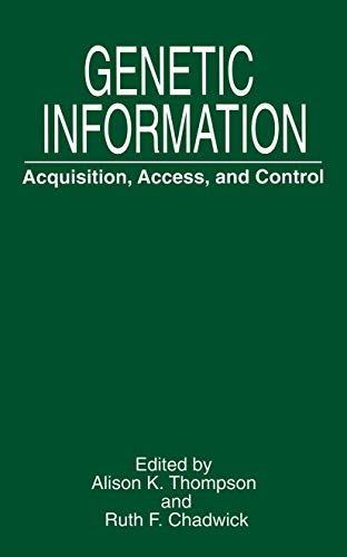 Stock image for Genetic Information: Acquisition, Access, and Control for sale by Goldstone Books