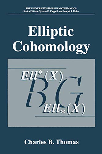 Beispielbild fr Elliptic Cohomology (University Series in Mathematics) zum Verkauf von Zubal-Books, Since 1961