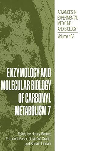 Beispielbild fr Enzymology and Molecular Biology of Carbonyl Metabolism 7 (Advances in Experimental Medicine and Biology Volume 463) zum Verkauf von Zubal-Books, Since 1961