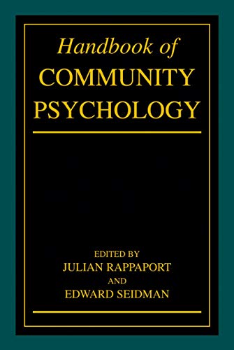 9780306461606: Handbook of Community Psychology