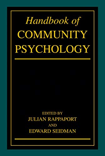 Stock image for Handbook of Community Psychology for sale by BGV Books LLC