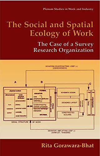 Stock image for The Social and Spatial Ecology of Work: The Case of a Survey Research Organization (Springer Studies in Work and Industry) for sale by Zubal-Books, Since 1961