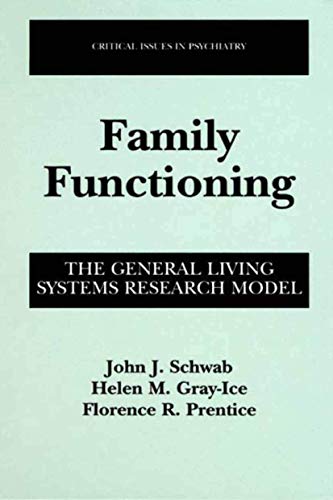 Stock image for Family Functioning: The General Living Systems Research Model (Critical Issues in Psychiatry) for sale by HPB-Red