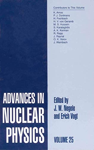 Imagen de archivo de Advances in Nuclear Physics -- Volume 25 a la venta por Bananafish Books