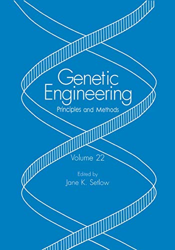 Imagen de archivo de Genetic Engineering: Principles And Methods, Vol. 22 a la venta por Basi6 International