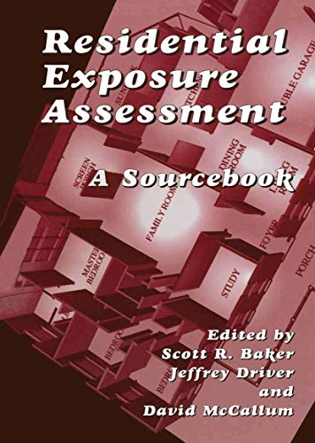 Stock image for Residential Exposure Assessment: A Sourcebook for sale by Phatpocket Limited