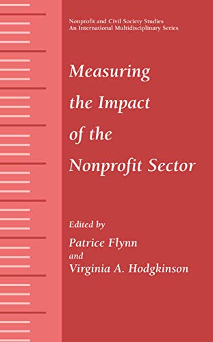 Stock image for Measuring the Impact of the Nonprofit Sector for sale by ThriftBooks-Dallas