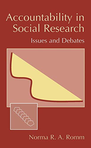 Beispielbild fr Accountability in Social Research: Issues and Debates zum Verkauf von Lucky's Textbooks