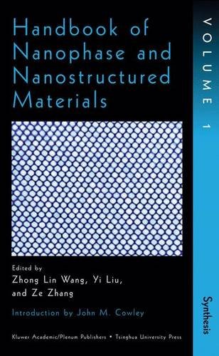 9780306467370: Handbook of Nanophase and Nanostructured Materials: Synthesis: Synthesis Vol 1
